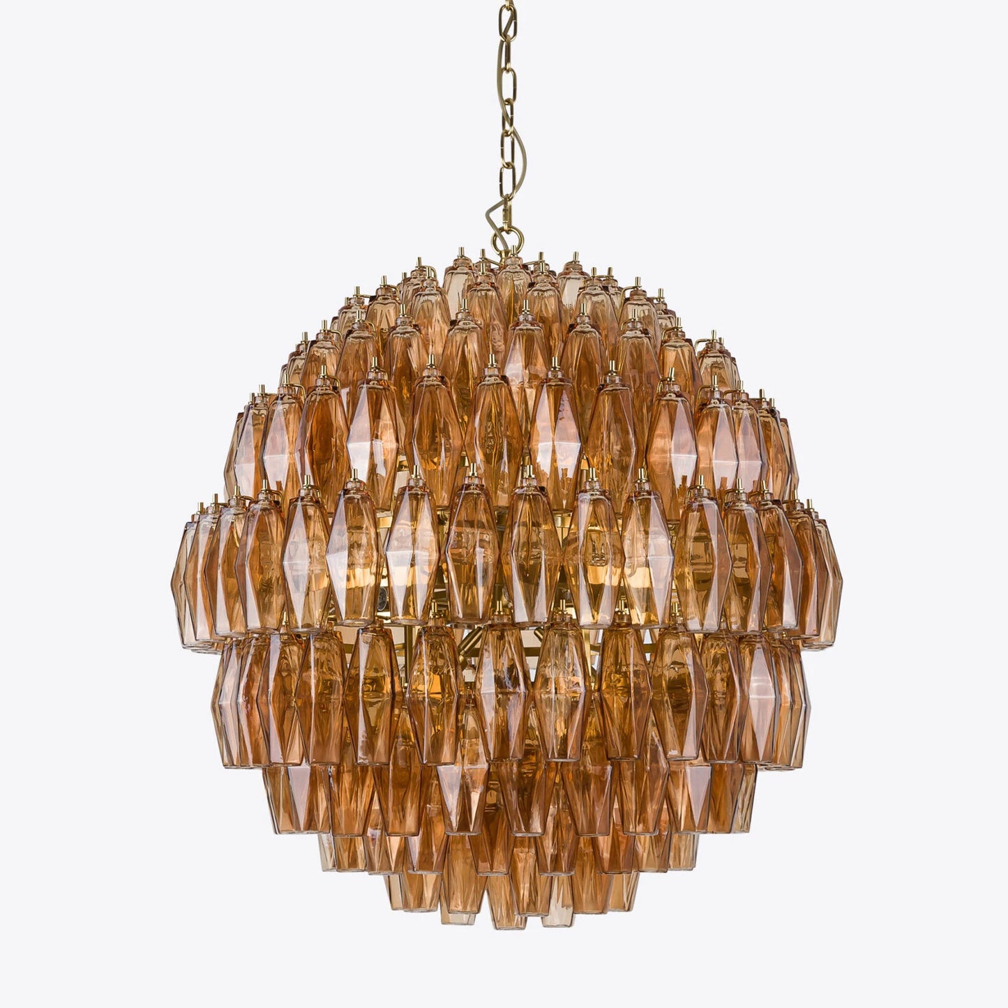 Amber Pallina Chandelier