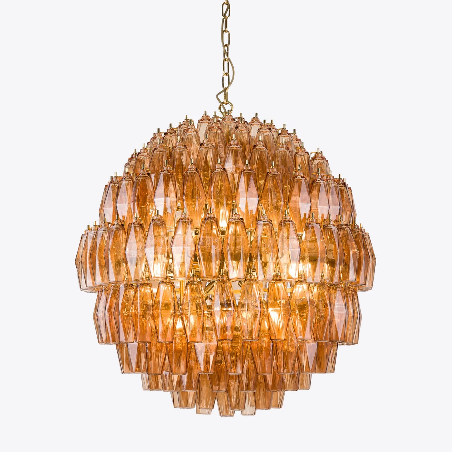 Amber Pallina Chandelier