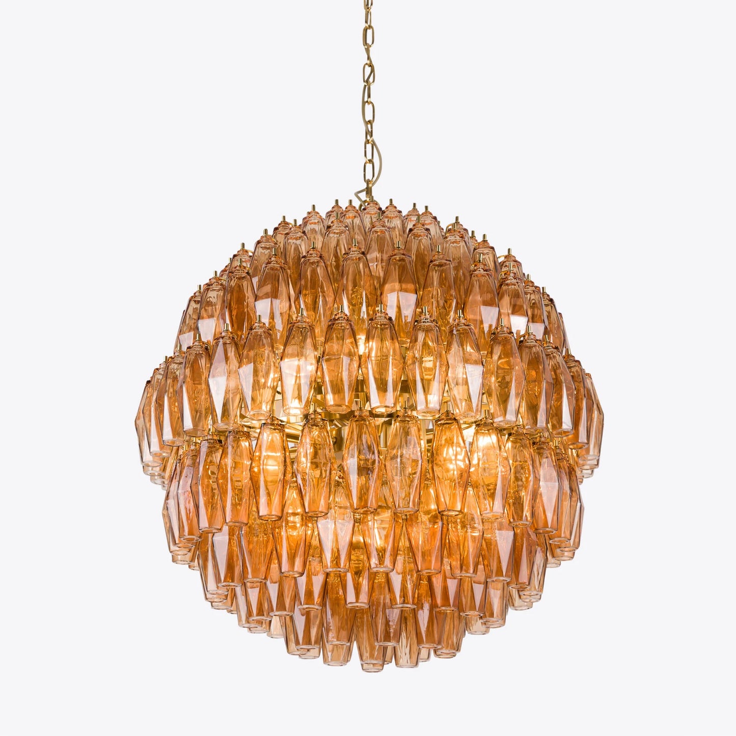 Amber Pallina Chandelier