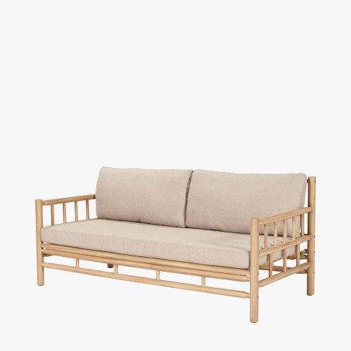 Costa Rica Natural Bamboo Finish Outdoor Seating Set